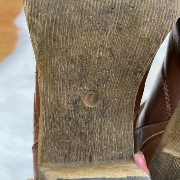 Wet Seal Women Western Style Mid-Calf Boot In Brown Size 7 - Picture 6 of 12